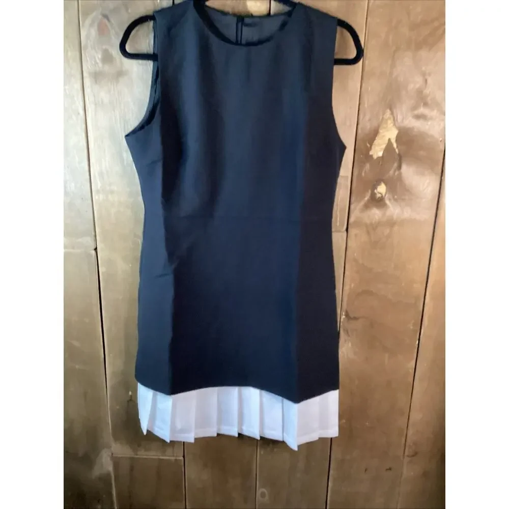 Commense Black and White Midi Dress - Picture 2 of 8